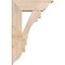 Ekena Millwork Merced Traditional Smooth Bracket w/ Offset Brace, Douglas Fir, 7 1/2"W x 22"D x 34"H BKT0806X22X34MRC01SDF - alternate 3